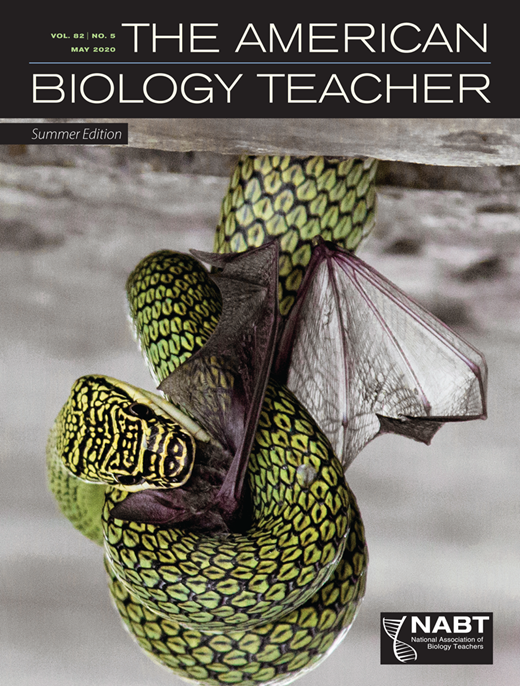 May 2020 American Biology Teacher Cover