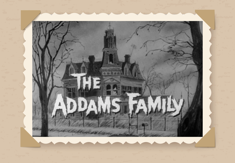 Addams family title card wiki with border.