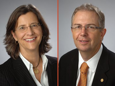 Professors Suzanne Baldwin and Paul Fitzgerald
