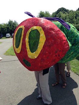 Breed in "The Very Hungry Caterpillar" Costume  