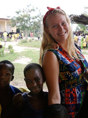 Durbin spent time in Africa as a volunteer teacher