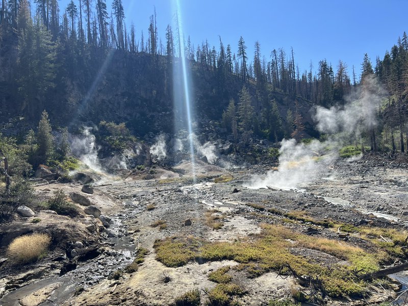 Lassen Volcanic National Park hydrothermal feature