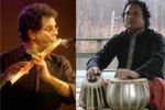 Steve Gorn on flute and Naren Budhakar on tabla