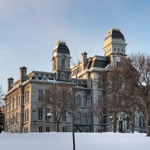Hall of Languages in Winter