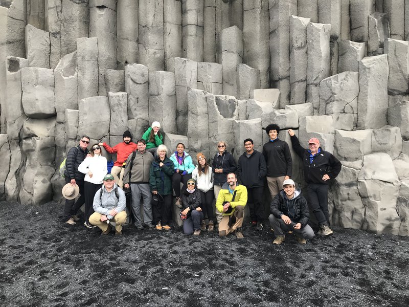 EES Faculty and Students in Iceland.