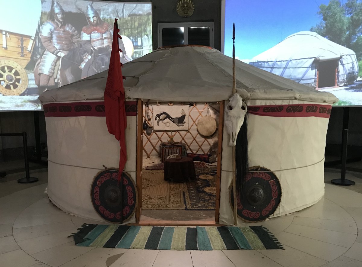 Early Magyar tribesman tent.