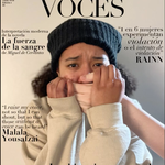 Magazine cover design by Bryan Nicholas Fletcher, which reimagines Miguel de Cervantes’ novella “La fuerza de la sangre” into a modern context and setting.