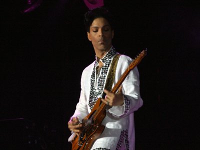 Prince at the Coachella Festival in 2008 (Photo: Scott Penner)