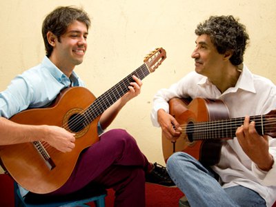 Guitarist Rogério Souza and Edinho Gerber