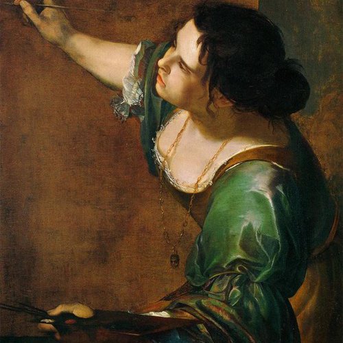 Self-Portrait as the Allegory of Painting by Italian Baroque artist Artemisia Gentileschi