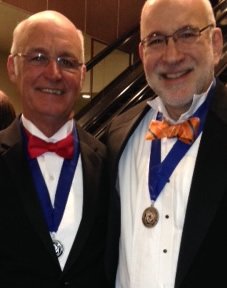 C. Page Chamberlain '79 (left) and Donald I. Siegel