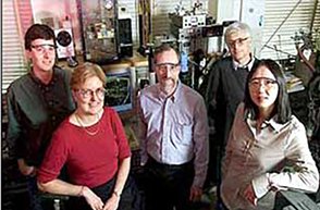 Reichmanis (second from left) at Bell Labs, c. 2002.