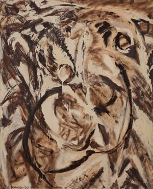 Lee Krasner, "Fecundity," 1960. © 2017 The Pollock-Krasner Foundation / Artists Rights Society (ARS), New York. Image Courtesy of Paul Kasmin Gallery.)