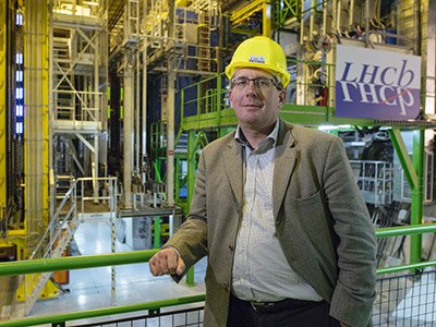 "Sheldon Stone is a key figure in flavor physics," says Guy Wilkinson (above) at the CERN laboratory in Switzerland. (Image: CERN)