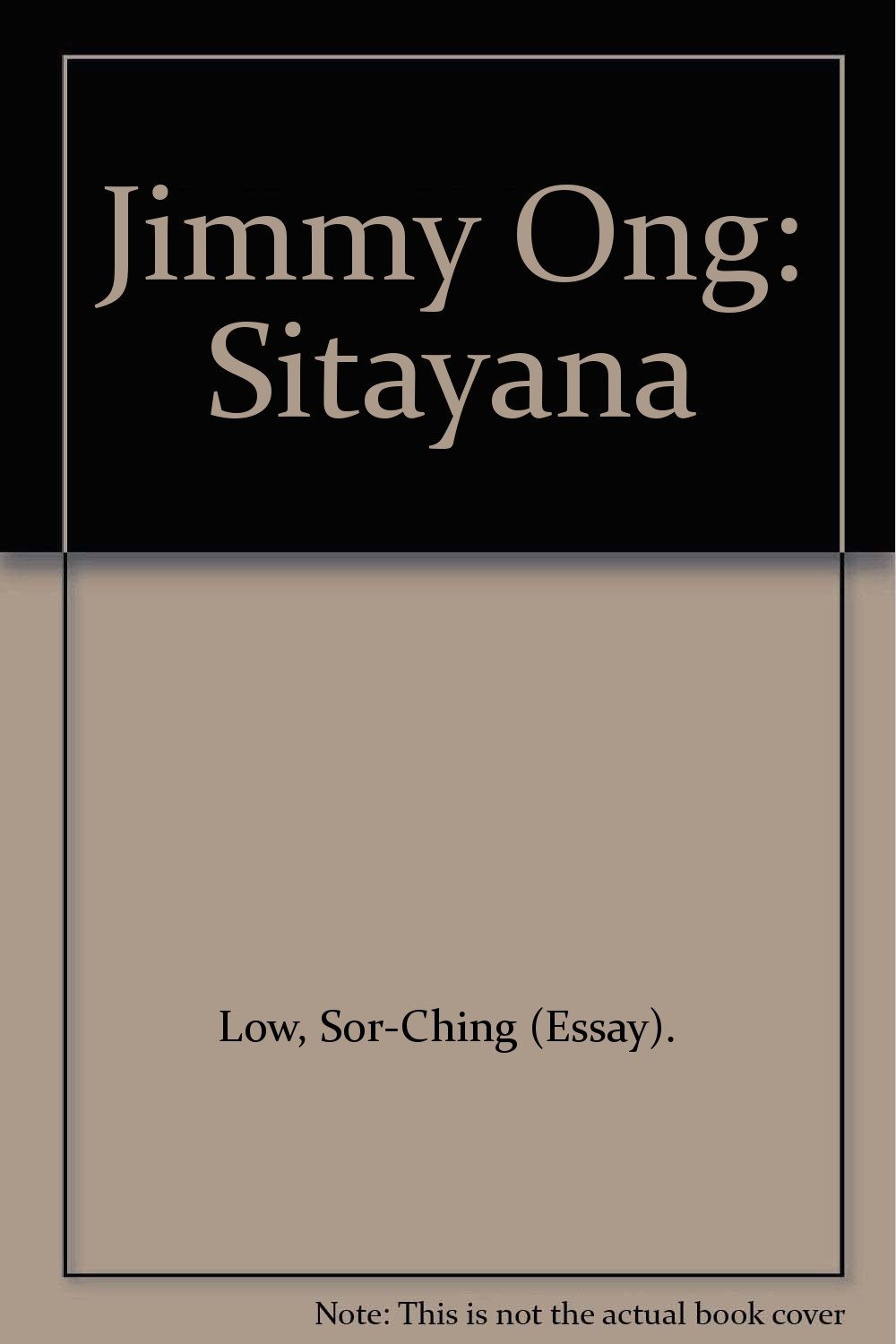 Jimmy Ong: Sitayana