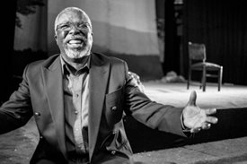 South African actor, director, and playwright John Kani makes a rare Syracuse appearance, Jan. 27