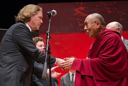 Lambert and the Dalai Lama, 2012