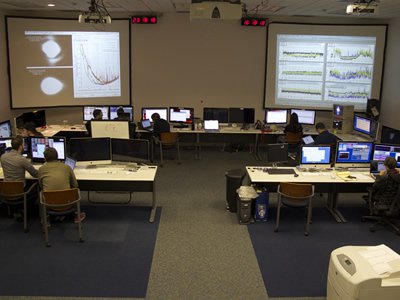 The LIGO Hanford control room (Photo courtesy of Caltech/MIT/LIGO Laboratory)