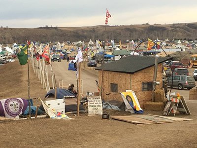 Standing Rock's Oceti Sakowin camp has hosted tens of thousands of "water protectors" since April. (Photo by Kacey Chopito)